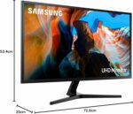 Moniteur 32 pouces 4K UHD - FreeSync, HDMI/DisplayPort, Samsung Noir – Image 5