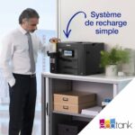 Imprimante multifonction A4 Epson EcoTank ET-5855 - Wi-Fi, rapide, réservoirs d'encre - Noir – Image 9
