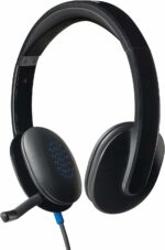 Casque micro filaire USB Logitech H540 - Réduction de bruit et confort on-ear