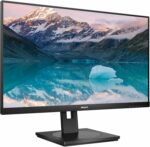 Moniteur PC Philips 24" Full HD VA - Réglable hauteur, Flicker-Free, haut-parleurs, noir