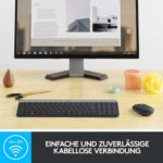 Ensemble clavier-souris sans fil ultra fin Logitech MK470 - AZERTY Graphite – Image 4