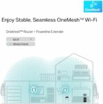 Kit CPL WiFi TP-Link AV1300 AC1200 - 3 ports Ethernet Gigabit - OneMesh - MIMO 2x2 – Image 5