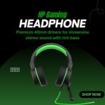 Casque gaming HP Pavilion 400 - Micro ajustable, stéréo, confort, compatibilité universelle – Image 4