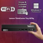 Mini PC de bureau Lenovo ThinkCentre M70q Tiny i5-14400T - 16Go RAM, 512Go SSD, Win 11 Pro – Image 3