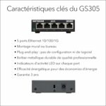 Switch Ethernet Gigabit 5 ports NETGEAR - Boîtier métal compact et silencieux – Image 6