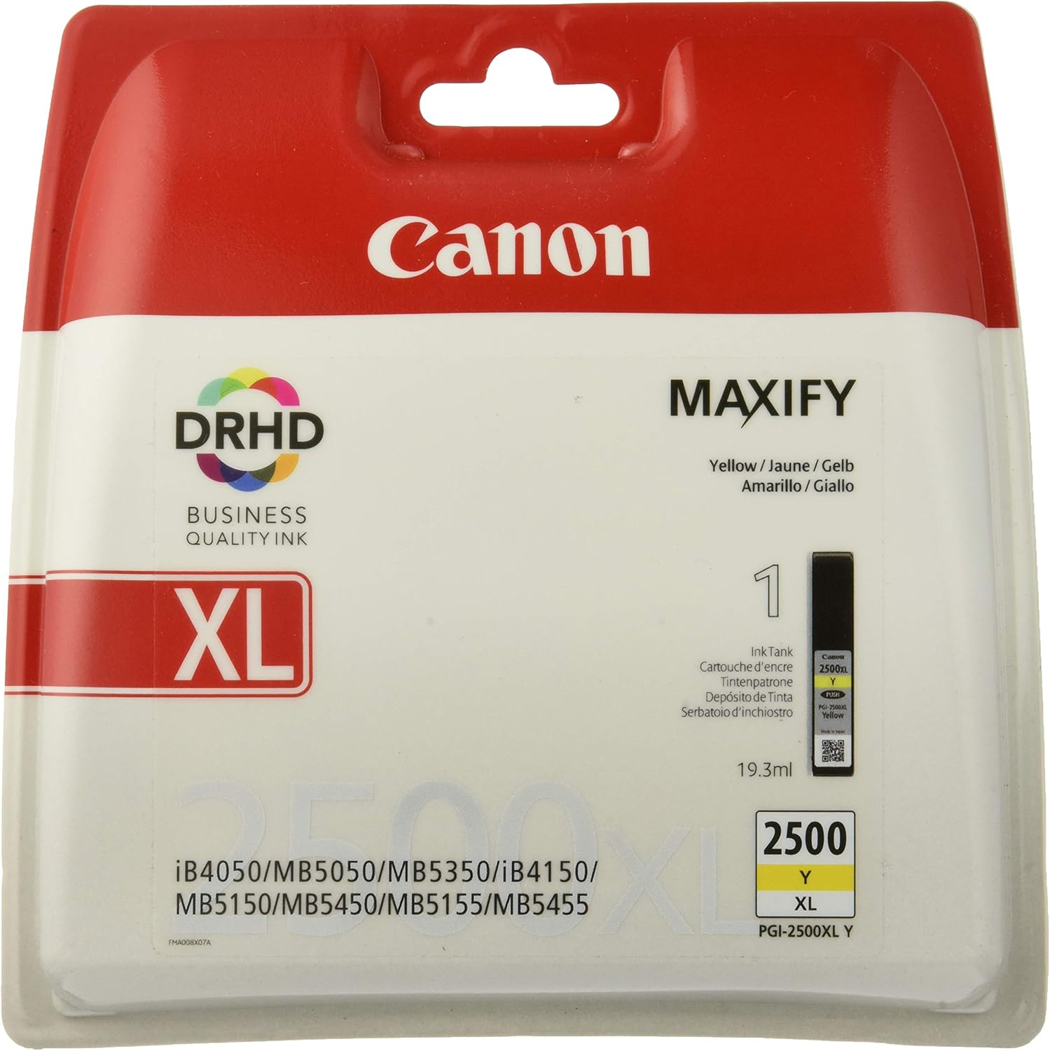 1f5f2c52-0a65-4138-b8f5-4e90215dc0fd-2.jpg Cartouche d'encre Canon PGI-2500XL Y jaune XL – Originale pour MAXIFY – Image 1