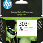 Cartouche d'encre HP 303XL XL tri-couleur - 415 pages - Compatible Envy Photo, Tango