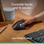 Souris trackball ergonomique Logitech ERGO M575 sans fil - contrôle pouce - noir – Image 4