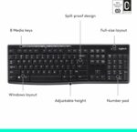 Clavier sans fil Logitech K270 - UK Layout - Résistant aux liquides - Pavé numérique – Image 7