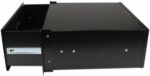Plateau coulissant pour rack APC - 100 lbs/45,5 kg - rails ajustables - noir