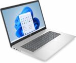 Ordinateur portable HP 17,3'' Ryzen 5 - 8 Go RAM, 512 Go SSD, FHD, clavier numérique, argent – Image 2