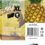 Cartouche d'encre cyan XL Epson 604XL - Compatible WorkForce et Expression Home