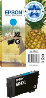 Cartouche d'encre cyan XL Epson 604XL - Compatible WorkForce et Expression Home