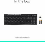 Clavier sans fil Logitech K270 - UK Layout - Résistant aux liquides - Pavé numérique – Image 5