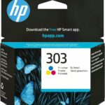 HP 303 Cartouche d'encre tricolore - 165 pages - Compatibilité HP Envy Photo/Tango