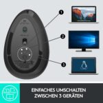 Souris ergonomique Logitech MX Vertical - Capteur 4000 DPI - Multi-connexion sans fil – Image 9