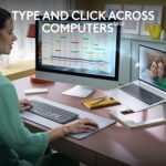 Combo clavier et souris sans fil Logitech MK950 - Multi-appareils, silencieux, design fin, Gris – Image 3