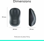 Combo clavier souris sans fil Logitech MK270 - AZERTY français, autonomie longue durée, PC/portable – Image 10
