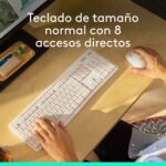 Ensemble clavier et souris sans fil Logitech MK295 SilentTouch - Blanc, 90% bruit en moins – Image 3