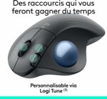 Souris trackball ergonomique Logitech ERGO M575 sans fil - contrôle pouce - noir – Image 9