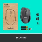 Souris sans fil Logitech M705 Marathon - 5 boutons - Autonomie 3 ans - Laser - Noir – Image 9