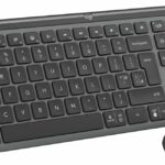 Combo clavier et souris sans fil Logitech MK950 - Multi-appareils, silencieux, design fin, Gris