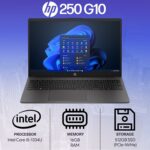 Ordinateur portable HP 250R G10 - 15,6" FHD IPS, Core 5 120U, 16Go RAM, SSD 512Go, Windows 11 Pro – Image 2
