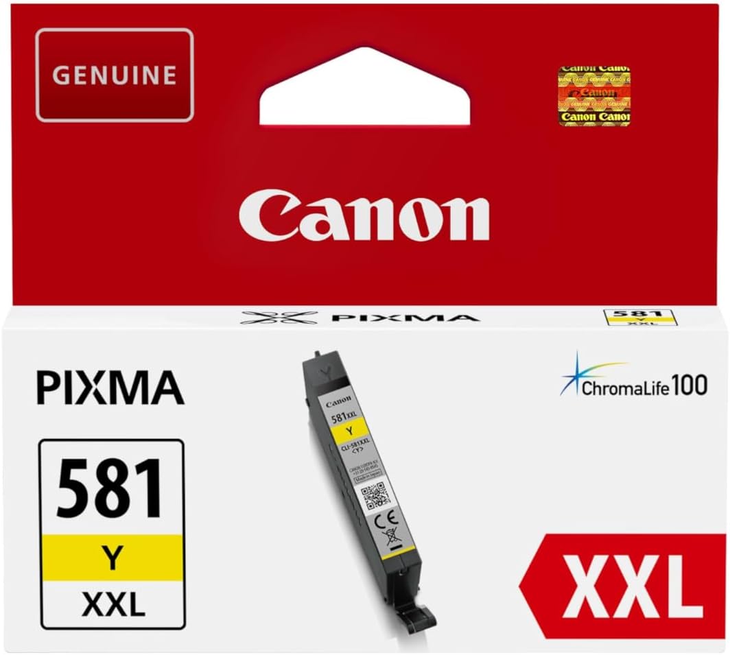 963eb4ed-6c1e-4269-8ca8-5616f69316dc-5.jpg Cartouche d'encre jet d'encre jaune XXL Canon originale - Compatible PIXMA – Image 1