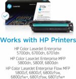 Cartouche de toner HP 213X cyan haut rendement - 6 000 pages - LaserJet Enterprise – Image 2