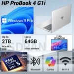 PC portable professionnel HP ProBook 4 G1i - 16'' AI Ultra 5, 16Go, 512Go SSD, Windows 11 Pro – Image 2