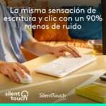 Ensemble clavier et souris sans fil Logitech MK295 SilentTouch - Blanc, 90% bruit en moins – Image 2