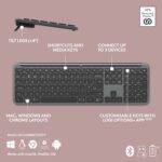 Combo clavier et souris sans fil Logitech MK950 - Multi-appareils, silencieux, design fin, Gris – Image 10