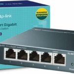 Switch Ethernet Gigabit 5 ports métal - TP-Link - Installation facile et silencieuse