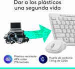 Ensemble clavier et souris sans fil Logitech MK295 SilentTouch - Blanc, 90% bruit en moins – Image 5