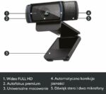 Webcam Logitech HD Pro C920 - Full HD 1080p USB - Objectif grand angle noir – Image 7
