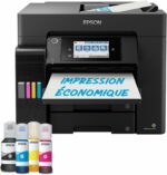 Imprimante multifonction A4 Epson EcoTank ET-5855 - Wi-Fi, rapide, réservoirs d'encre - Noir