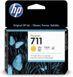 Cartouche d'encre HP 711 jaune 29 ml - Compatible DesignJet T120/T520