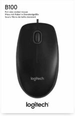 Souris filaire Logitech B100 optique 800 DPI – USB noir pour bureau – Image 6