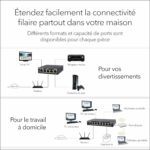 Switch Ethernet Gigabit 5 ports NETGEAR - Boîtier métal compact et silencieux – Image 5