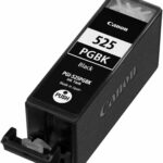 Cartouche d'encre noire Canon PGI-525 BK originale - Compatible imprimantes PIXMA