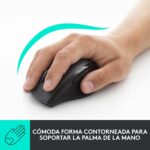 Souris sans fil Logitech M705 Marathon - 5 boutons - Autonomie 3 ans - Laser - Noir – Image 2