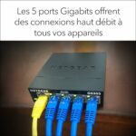 Switch Ethernet Gigabit 5 ports NETGEAR - Boîtier métal compact et silencieux – Image 4