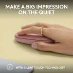 Souris sans fil Logitech Pebble 2 M350S - Design fin, silencieuse, Bluetooth, rose – Image 6