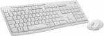 Ensemble clavier et souris sans fil Logitech MK295 SilentTouch - Blanc, 90% bruit en moins