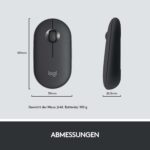 Ensemble clavier-souris sans fil ultra fin Logitech MK470 - AZERTY Graphite – Image 9