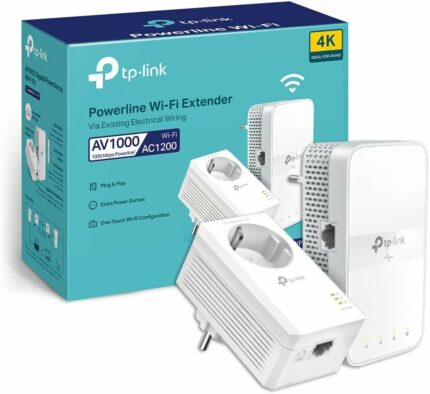 Kit CPL WiFi TP-Link AV1000 Mbps - WiFi AC1200 Mbps - 1 port Gigabit - Installation facile