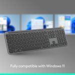 Combo clavier et souris sans fil Logitech MK950 - Multi-appareils, silencieux, design fin, Gris – Image 4