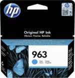 Cartouche d'encre HP 963 Cyan authentique - 700 pages - OfficeJet Pro 9010/9020
