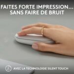 Souris sans fil Logitech Pebble 2 M350s - Bluetooth, clics silencieux, blanc – Image 6