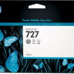 Cartouche d'encre HP 727 grise 130 ml - Originale DesignJet T920 T930 T1500 T2500